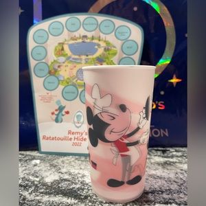 Disney Epcot Food and Wine festival mickey cup and map